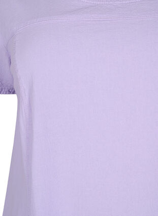 Robe en coton à manches courtes, Lavender, Packshot image number 2