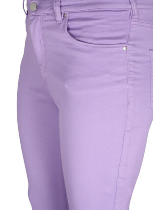Amy jeans met hoge taille en super slanke pasvorm, Chalk Violet, Packshot image number 2