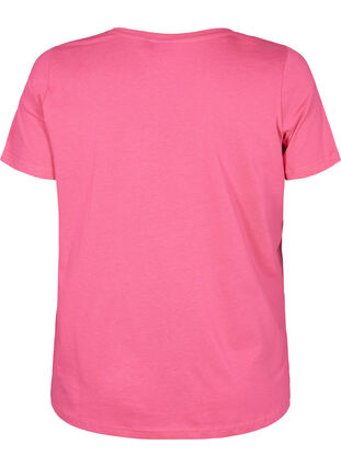 T-shirt de nuit en coton avec imprimé, Hot Pink w. Be, Packshot image number 1