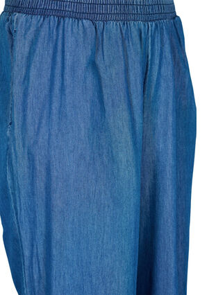 Pantalon en jean ample en lyocell (TENCEL™), Dark Blue, Packshot image number 2