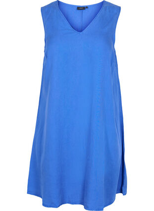 Spencer-jurk met v-hals, Dazzling Blue, Packshot image number 0