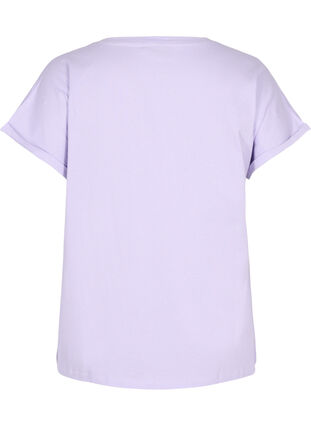 T-shirt ample avec broderie anglaise, Lavender, Packshot image number 1