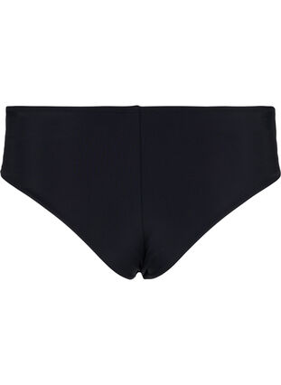Bas de bikini avec une hauteur de taille normale, Black, Packshot image number 1