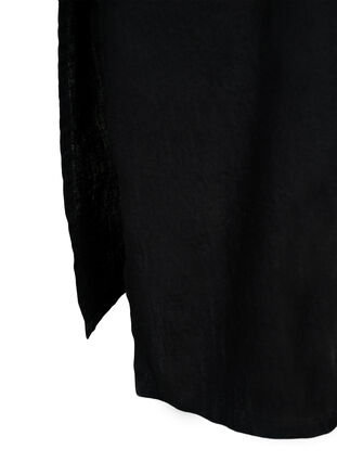 Robe longue à manches 3/4, Black, Packshot image number 3
