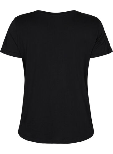 Trainingsshirt met print, Black gold foil logo, Packshot image number 1