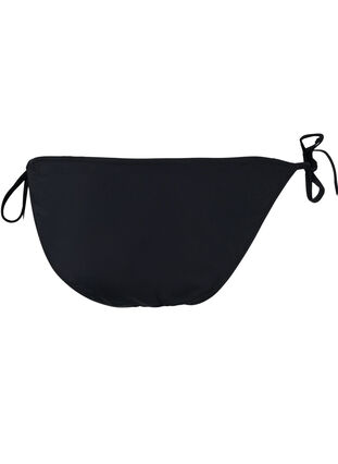 Bas de bikini avec cordons de serrage, Black, Packshot image number 1
