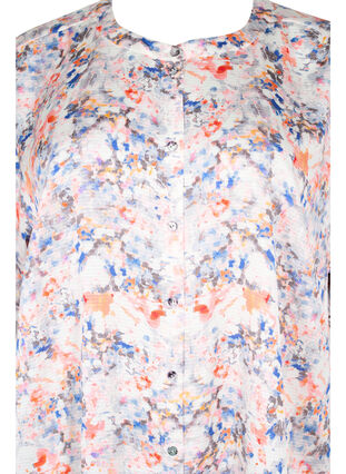 Robe chemise imprimée avec fermeture à boutons, B.White graphic AOP, Packshot image number 2