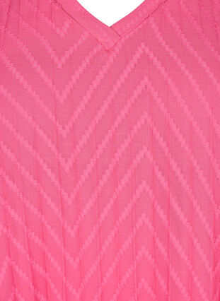 Robe plissée à manches courtes, Shocking Pink, Packshot image number 2