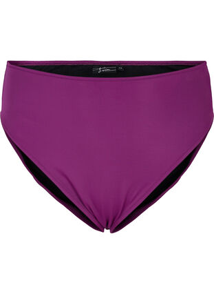 Bikinibroekje met hoge taille, Dark Purple, Packshot image number 0