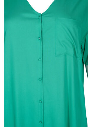 Robe chemise à manches courtes en viscose, Holly Green, Packshot image number 2