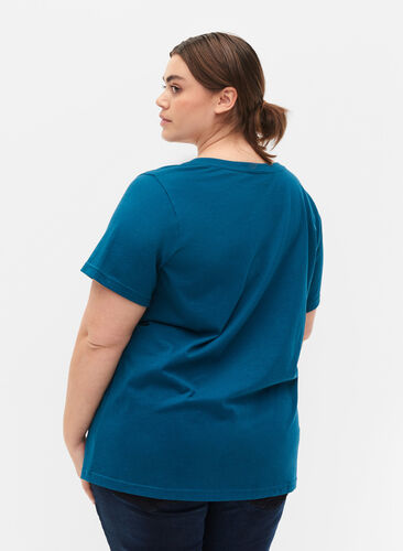 T-shirt en coton avec imprimé, Blue Coral SAINT, Model image number 1