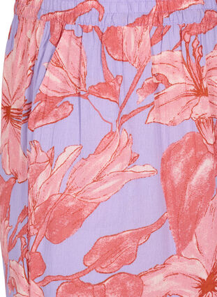 Pantalon ample en viscose, Lavender Flower, Packshot image number 2