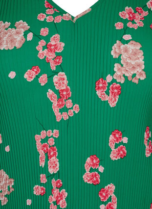Blouse plissée à manches 3/4, Jolly Green Flower, Packshot image number 2
