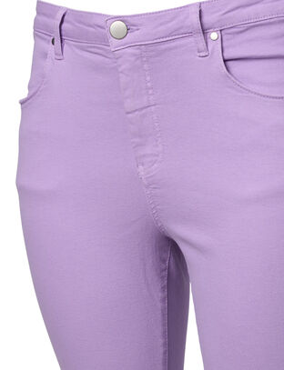 Amy jeans met hoge taille en super slanke pasvorm, Lavender, Packshot image number 2