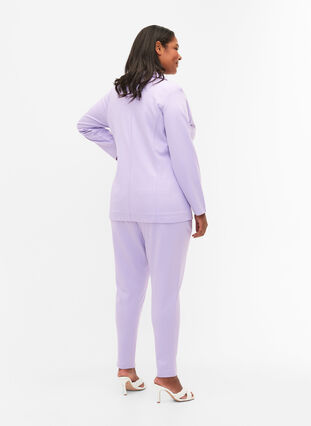 Pantalon court avec poches et  cordon de serrage réglable, Purple Rose, Model image number 1