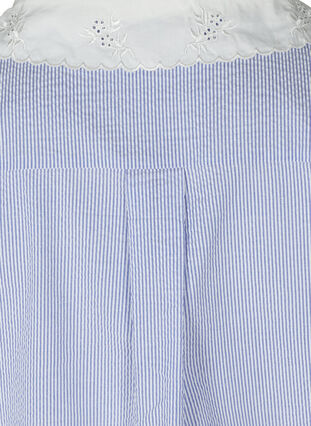 Gestreepte mouwloze blouse met kraag, Marlin, Packshot image number 3