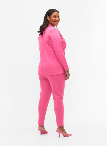 Pantalon court avec poches et  cordon de serrage réglable, Shocking Pink, Model image number 1