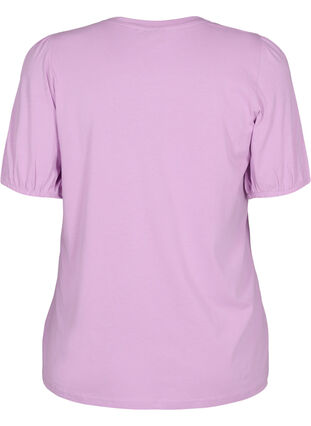 T-shirt en coton avec manches 2/4, Lupine, Packshot image number 1