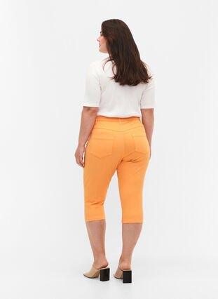 Pantalon capri Emily ajusté, Mock Orange, Model image number 1