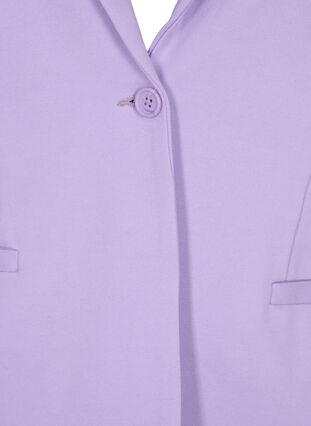 Blazer simple avec bouton et poches décoratives, Purple Rose, Packshot image number 2