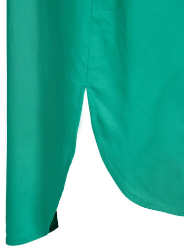 Robe chemise à manches courtes en viscose, Holly Green, Packshot image number 3
