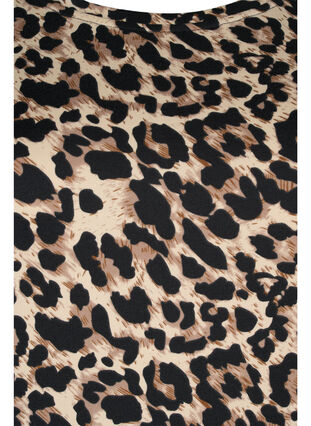 Jurk met lange mouwen met luipaardprint, Leo, Packshot image number 2