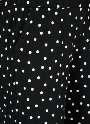 Pantalon ample avec longueur 7/8, Black Dot, Packshot image number 2