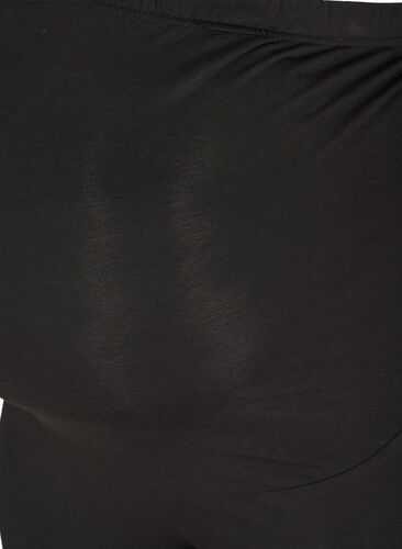 Legging de grossesse en coton mélangé, Black, Packshot image number 2